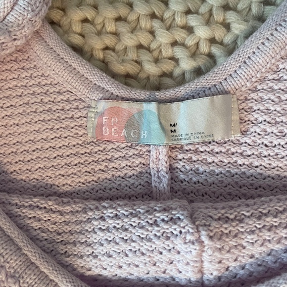 Free People Beach Hailee Sweater Jumper – Lilac – Style #63108625 Size Medium - Picture 4 of 9
